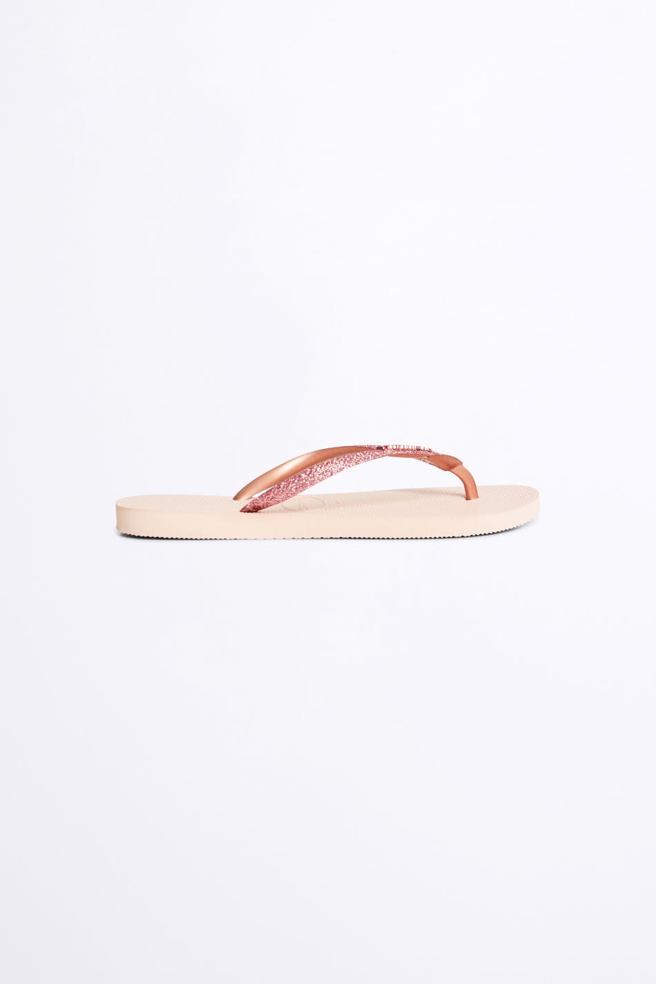 Havaianas glitter flip flops