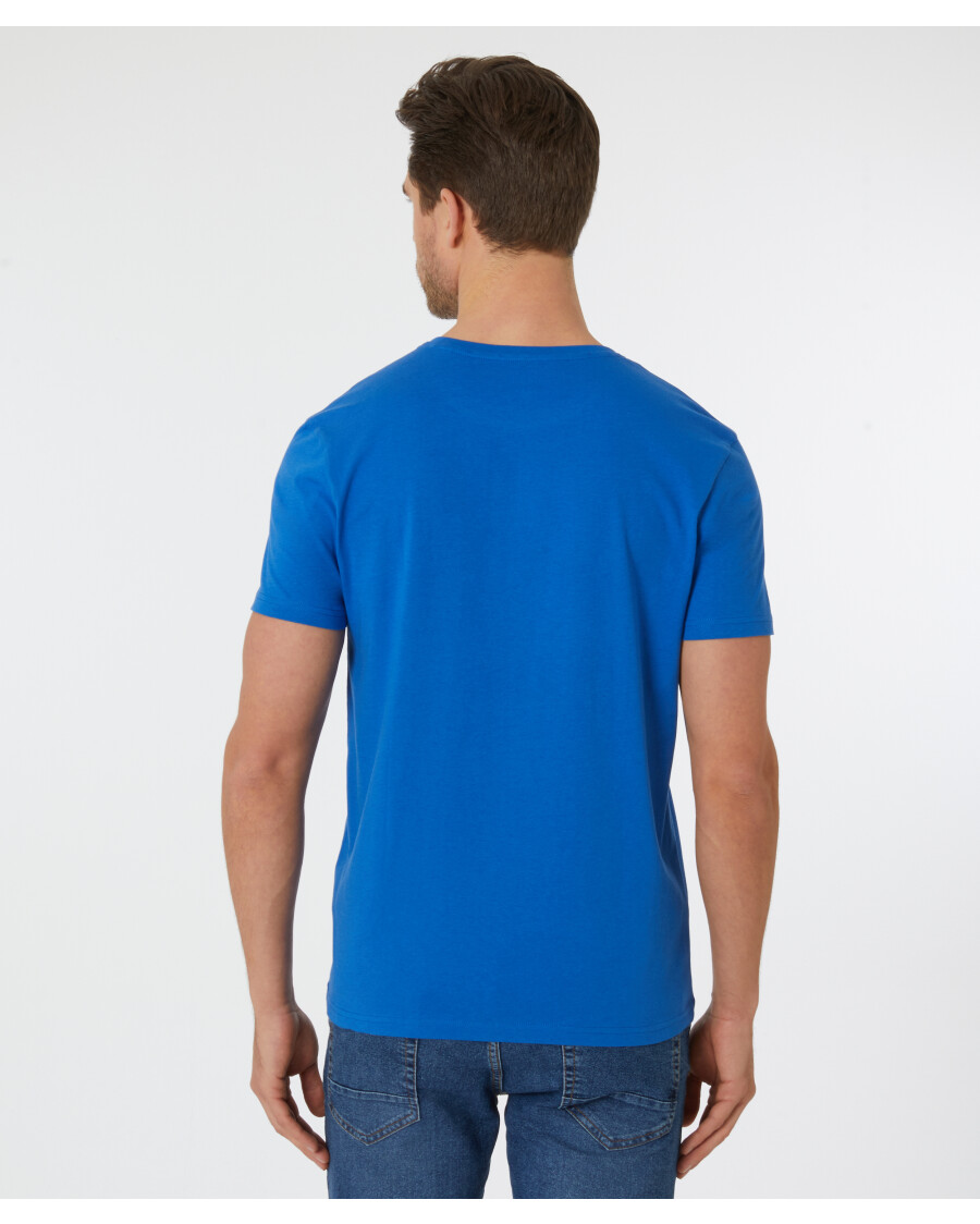 Royalblaues T-Shirt