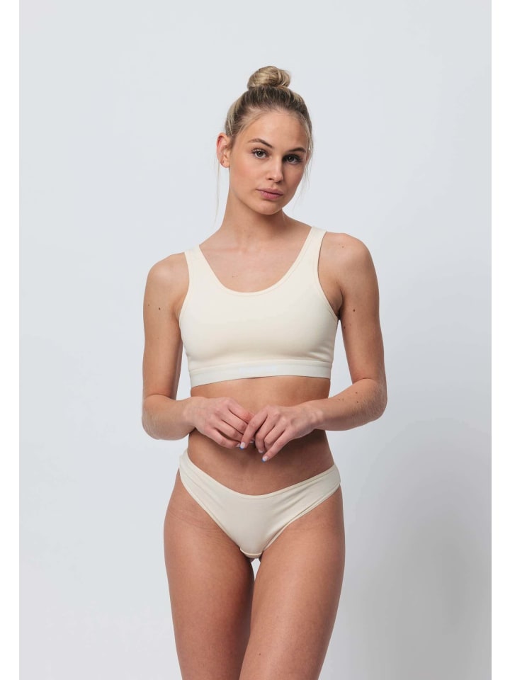 SNOCKS Brazilian Slips aus Bio-Baumwolle 3 Stück in Mix (Hellbeige/Rose/Schwarz) günstig kaufen