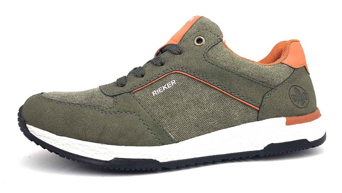 Rieker B3401-54 Grün 54 olive/pesto/orange