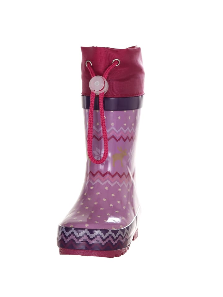 Playshoes Gummistiefel Norweger gefüttert in Lila günstig kaufen