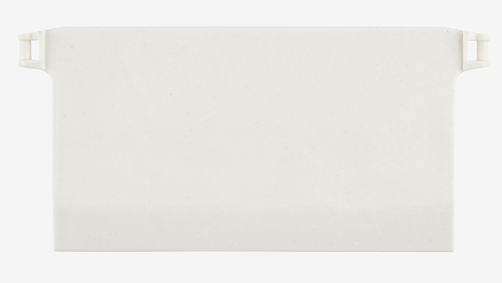 Poids inférieur pour stores à lamelles, 6 pièces/paquet, blanc