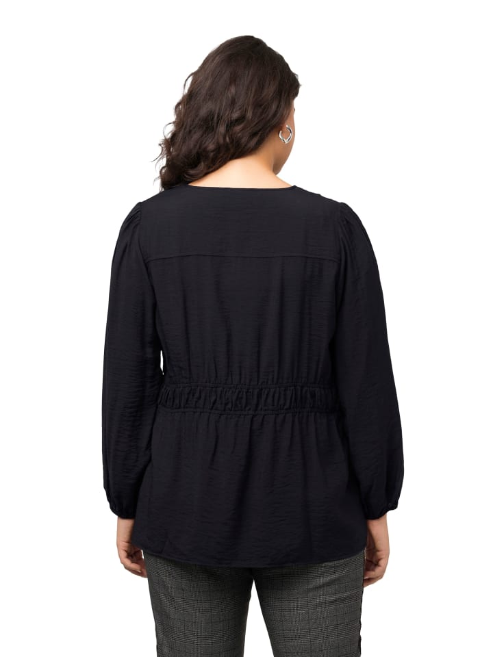 Ulla Popken Bluse in schwarz günstig kaufen