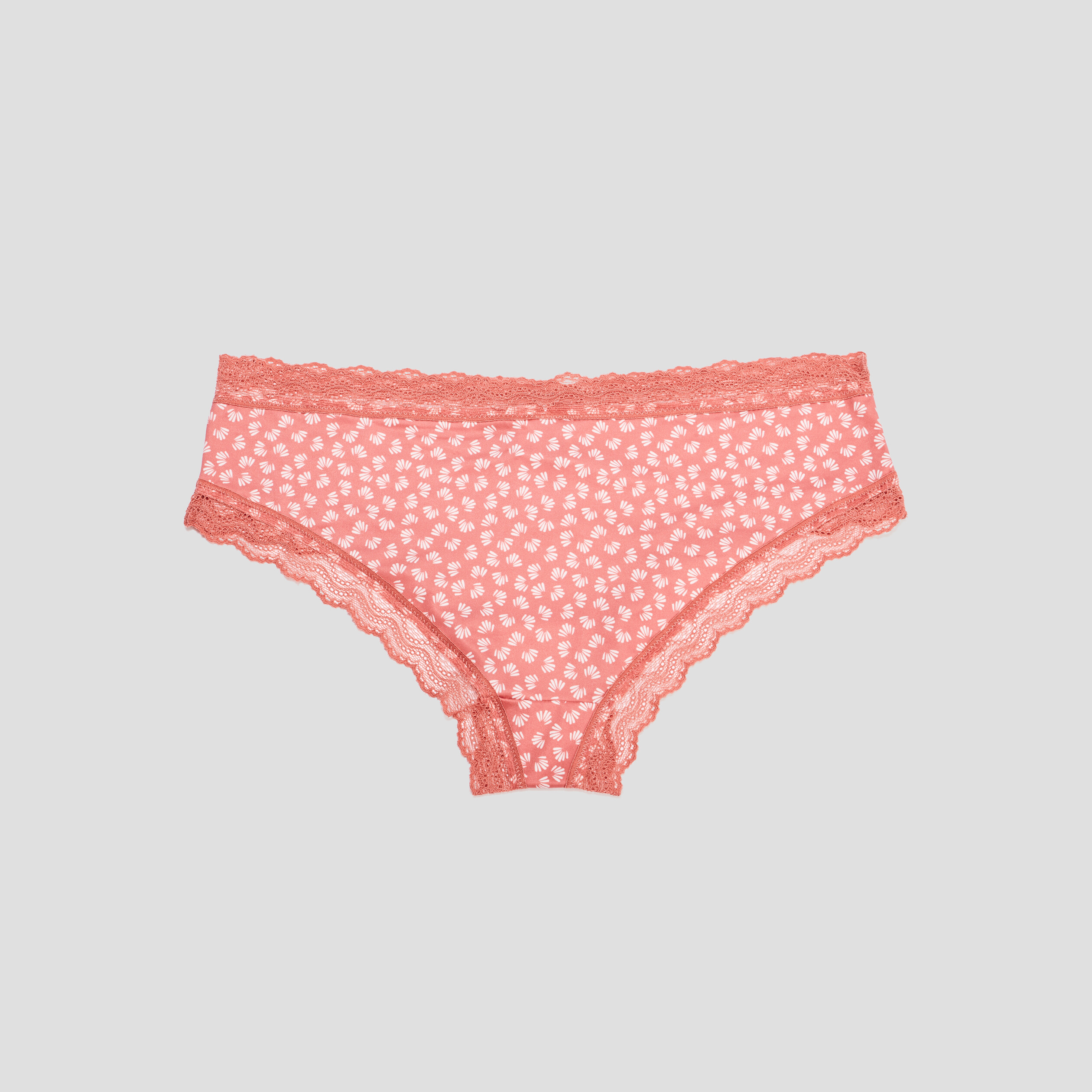 Lot 2 shortys microfibre vieux rose femme | La Halle
