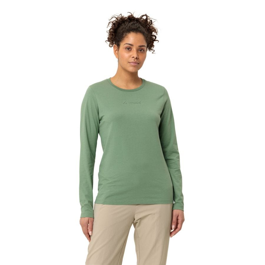 Logo Langarmshirt Damen