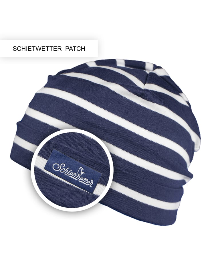 SCHIETWETTER Mütze , dehnbar, modisch, flauschig in navy-weiß günstig kaufen onesize