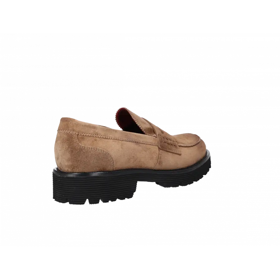 EN AVANT - Loafer 529-01 Veloursleder - braun