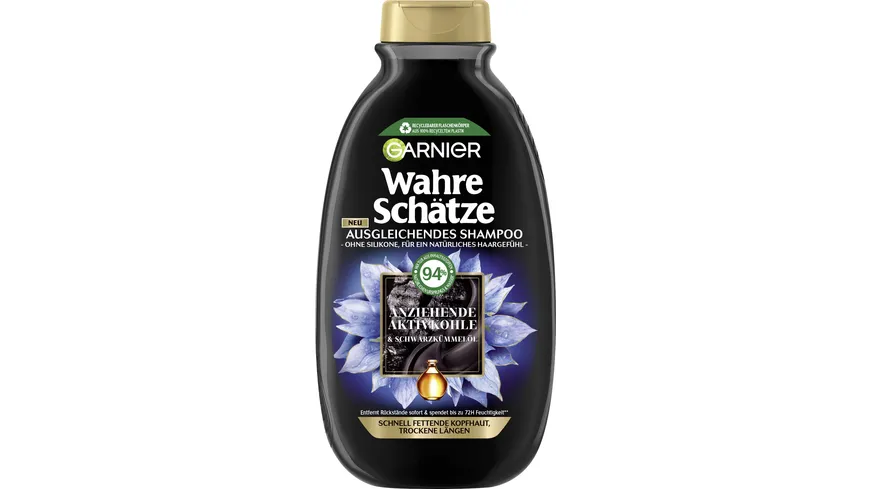 Garnier Wahre Schätze Shampoo Charcoal 300 ml