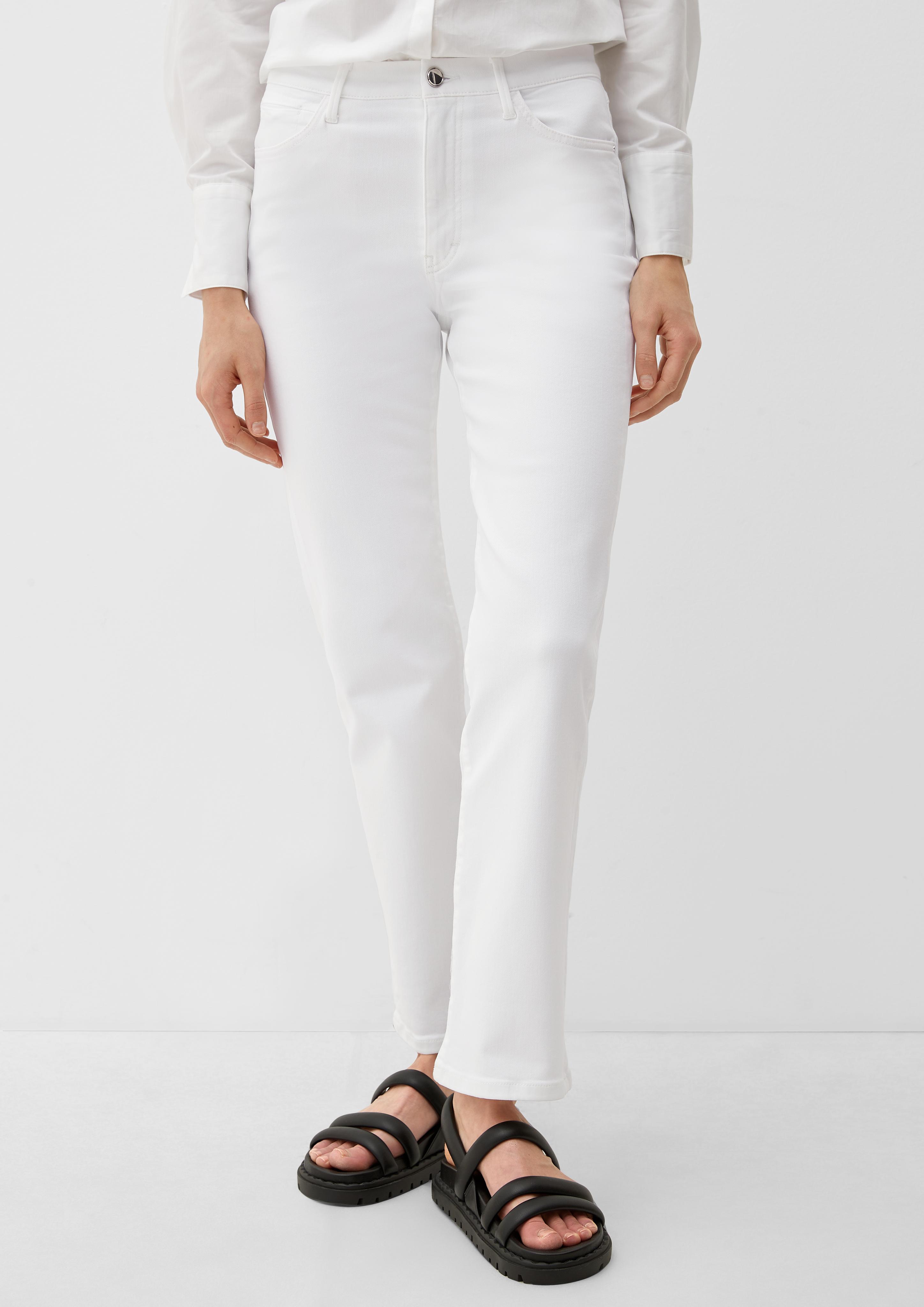 Cropped-Jeans Karolin / Regular Fit / High Rise / Straight Leg   2133162-02Z8