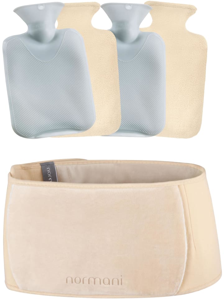 normani Wärmflaschen Gürtel mit 2 Wärmflaschen Newtok in Beige günstig kaufen 125 cm