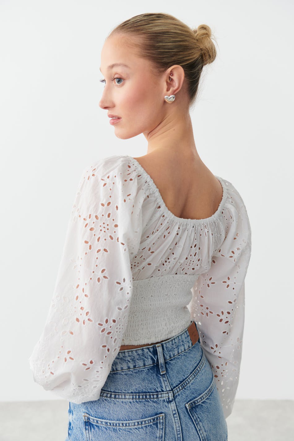 Broderie anglaise blouse