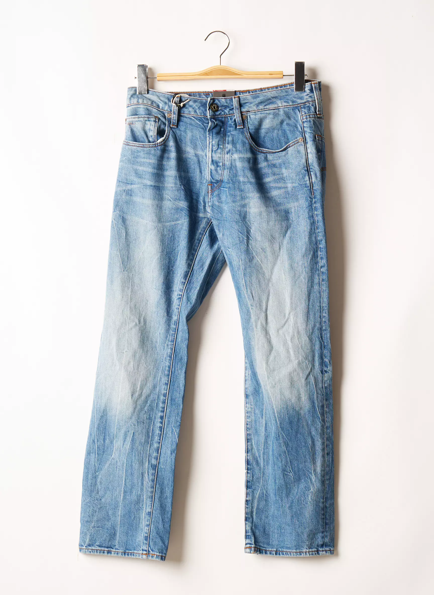 G Star Jeans Coupe Droite Homme couleur bleu