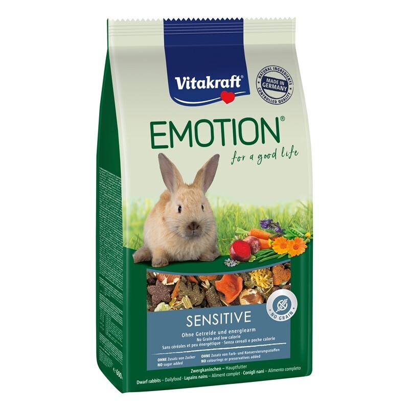 Vitakraft Hauptfutter Vitakraft Emotion Sensitive Selection Zwergkaninchen 600g
