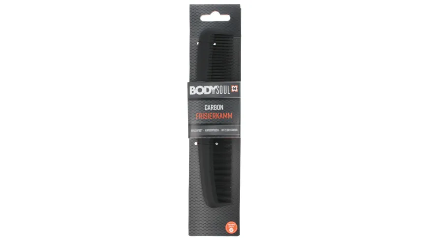 BODY&SOUL Frisierkamm Lang Carbon