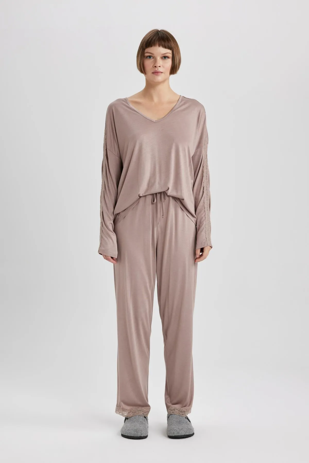 DeFacto  Langarm-Pyjama-Set zum Verlieben