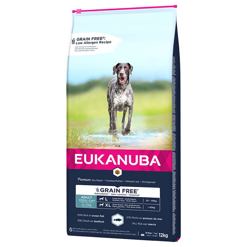 Eukanuba Grain Free Adult Large Dogs mit Lachs