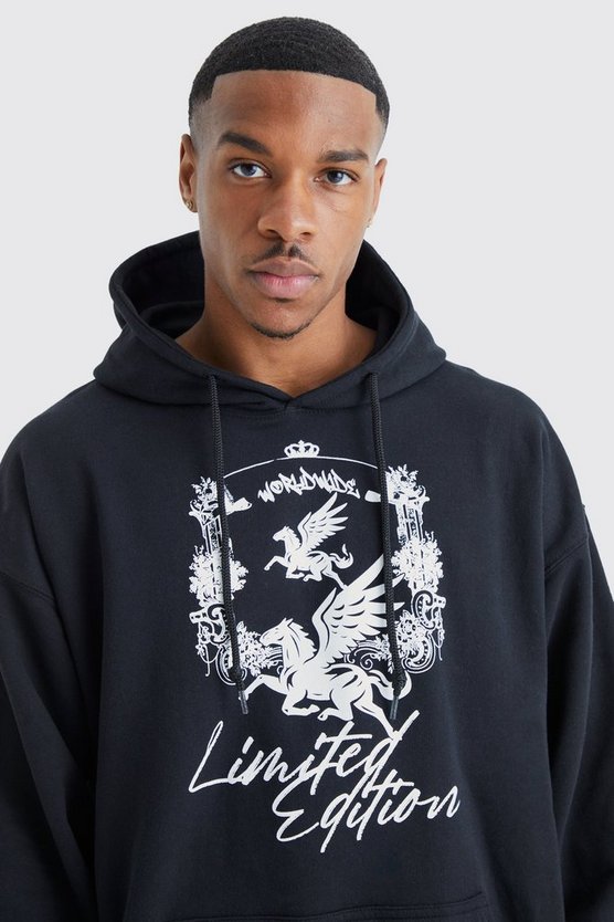 Oversize Hoodie mit Limited Edition Renaissance-Print