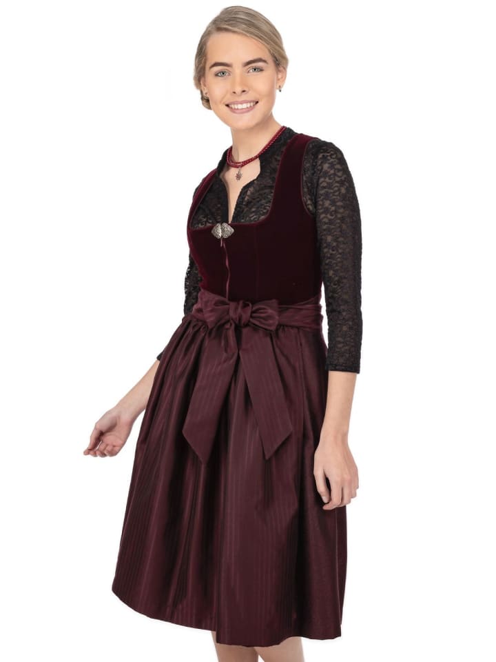 MarJo Dirndl SUSI in rotwein günstig kaufen