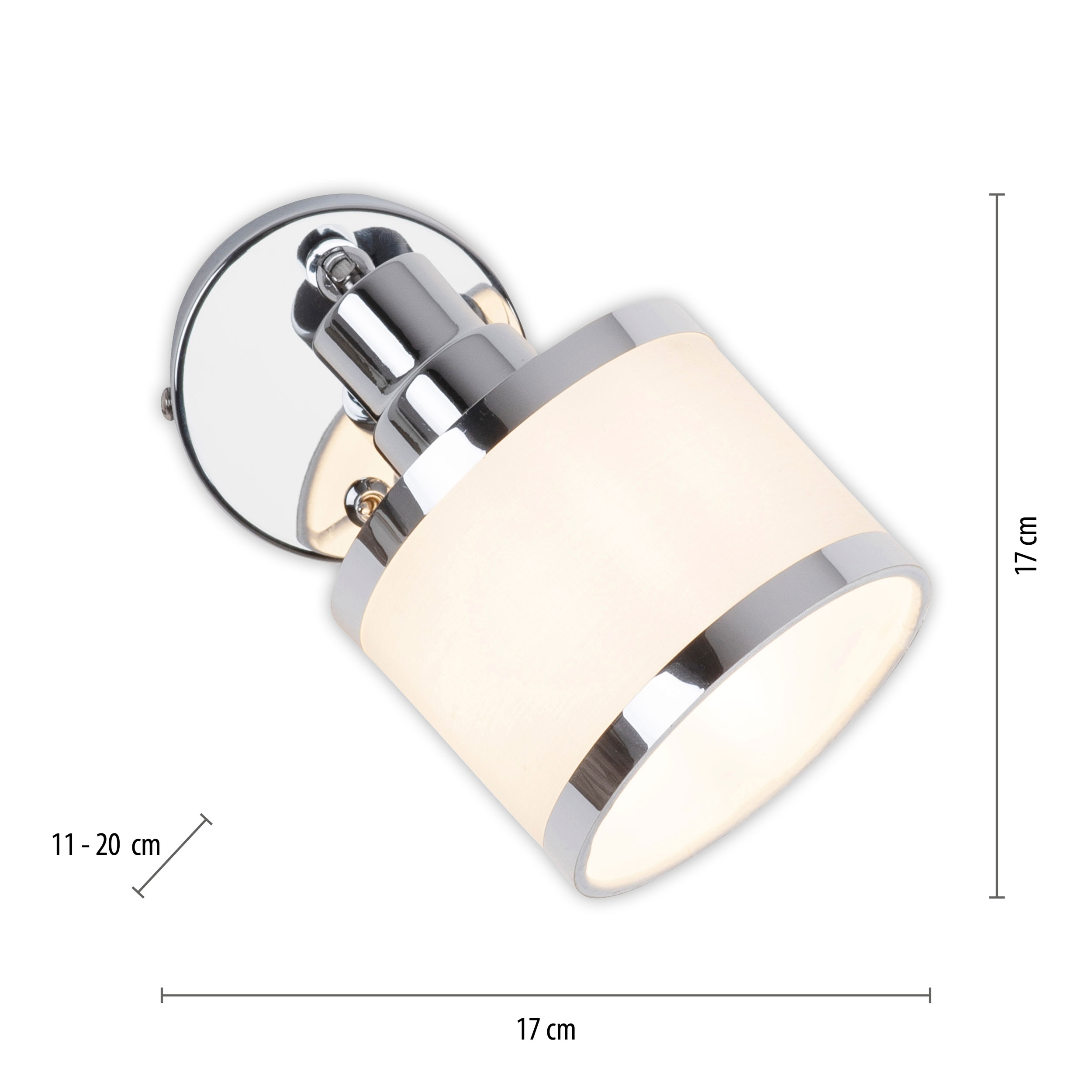 JUST LIGHT.Wand- und Deckenleuchte 1flg