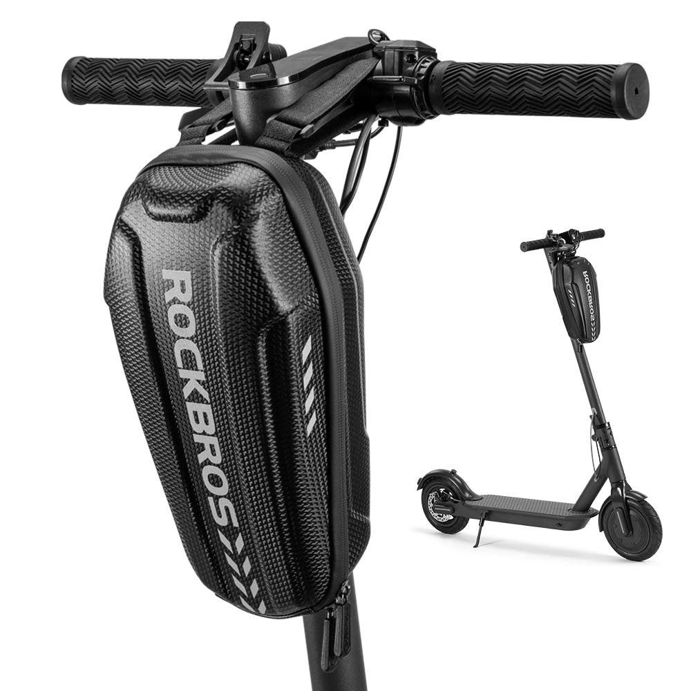 ROCKBROS Fahrradtasche B62 (Lenkertasche Schwarz, 2/3 L Scooter Tasche), abgeschottet Wasserdicht