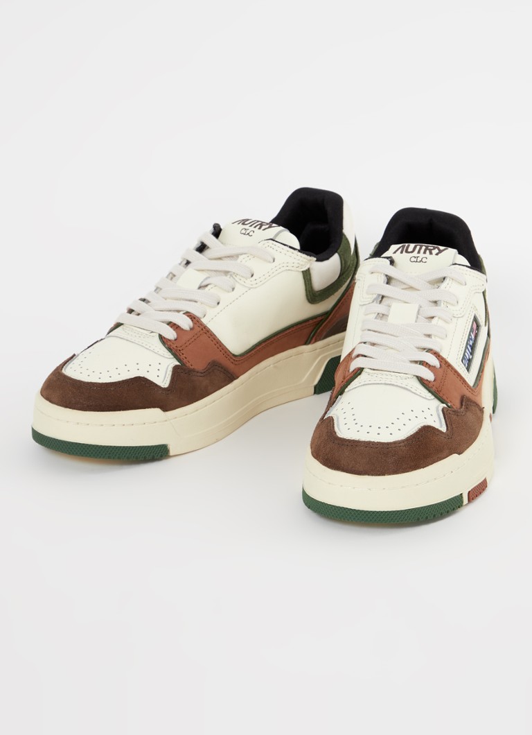 Autry CLC skinnsneaker med semsket skinndetaljer