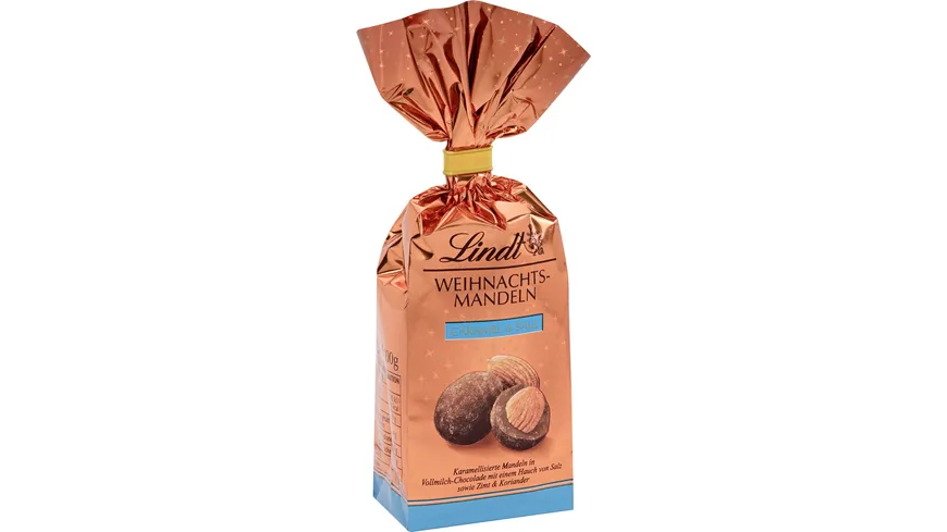 Lindt Weihnachts-Mandeln Caramel & Salz 100 g