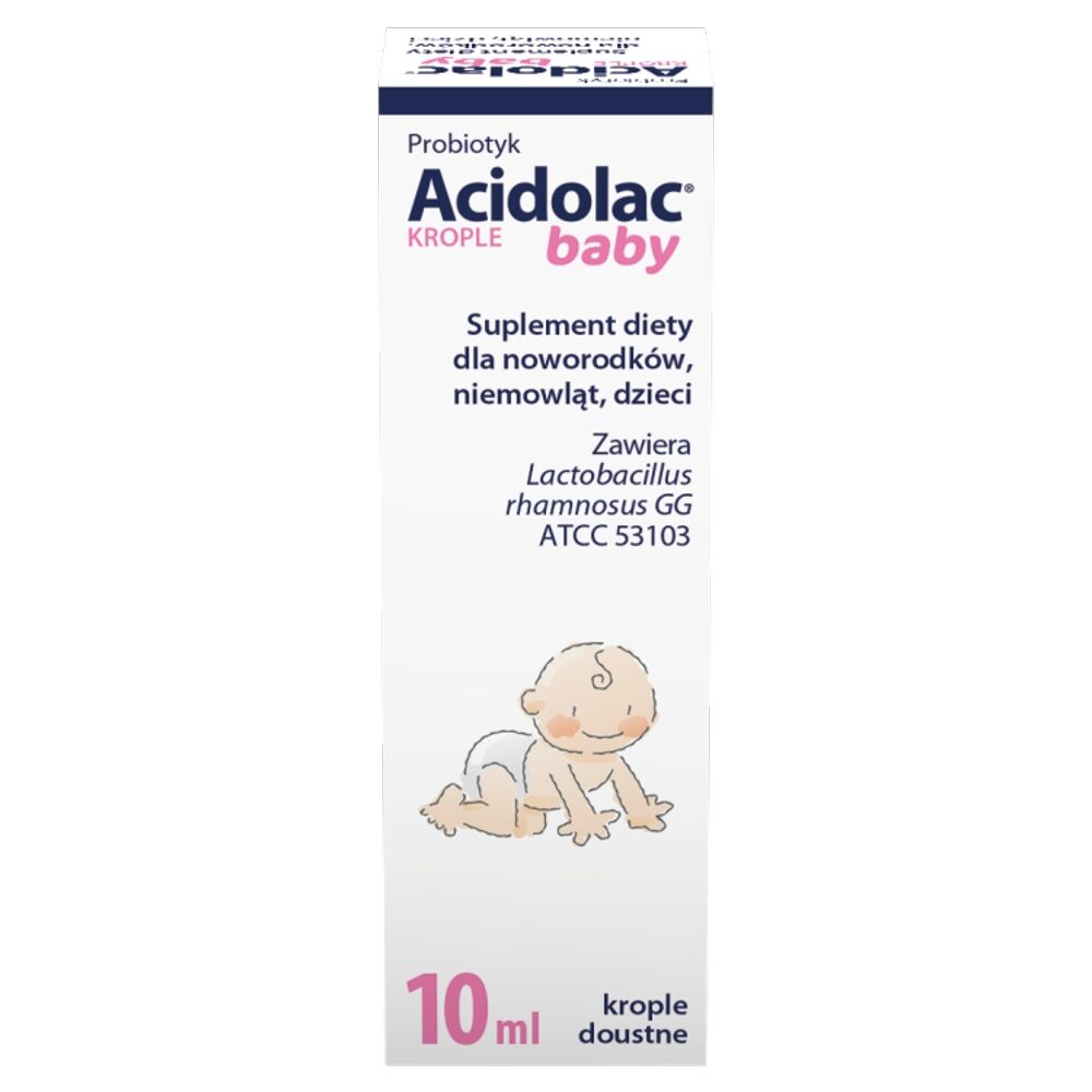 Acidolac Baby, Probiotika til nyfødte, spædbørn og børn, Orale dråber
