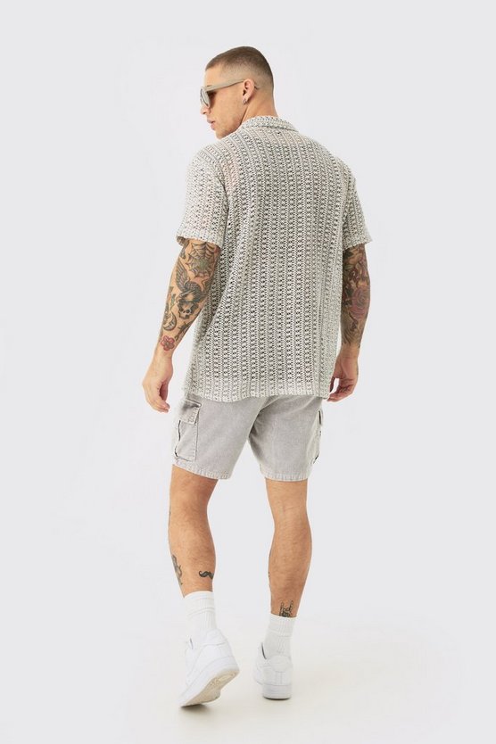 Gestreiftes Oversize Hemd