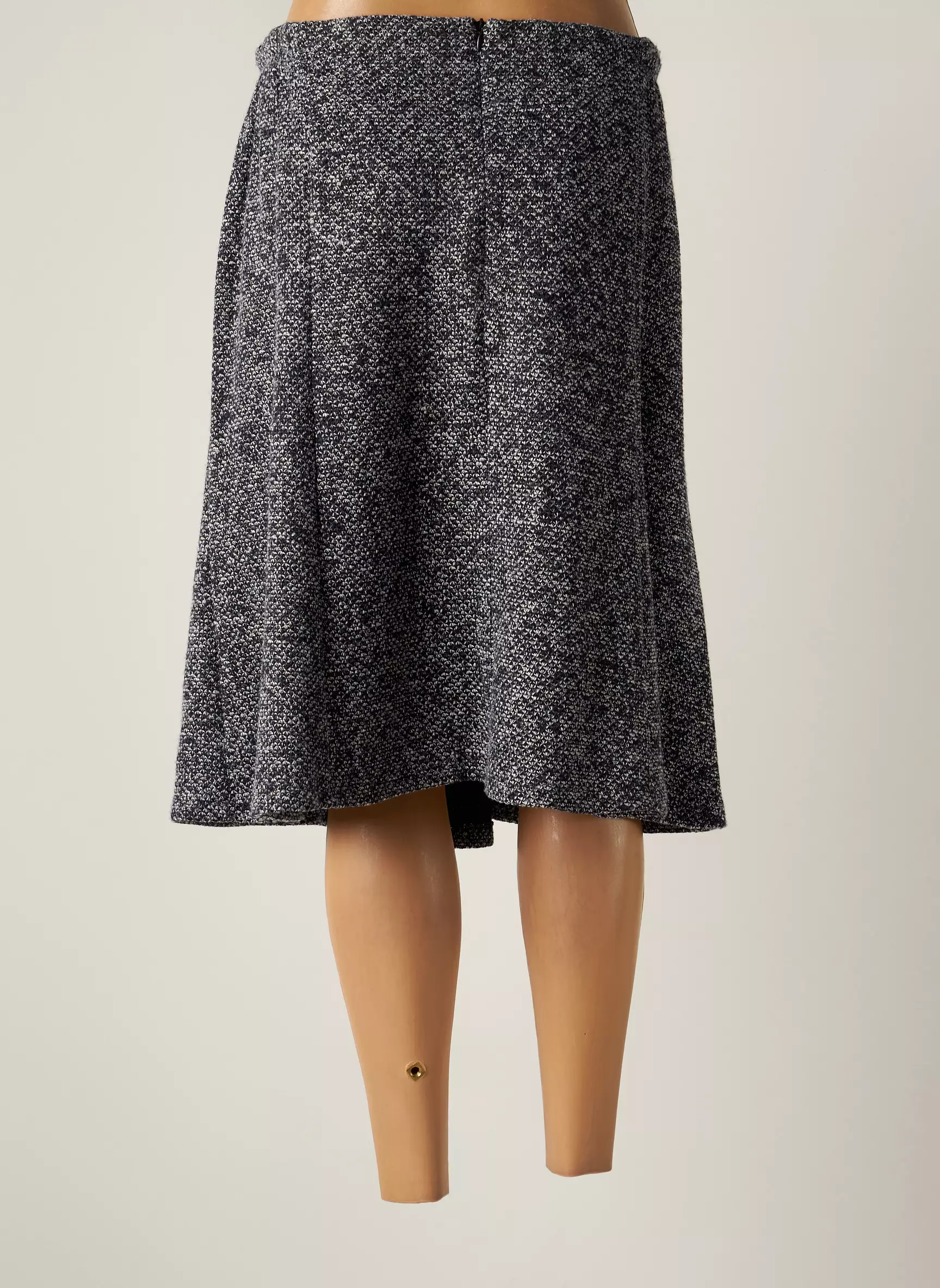 Plurielles Jupes Mi Longues Femme couleur gris