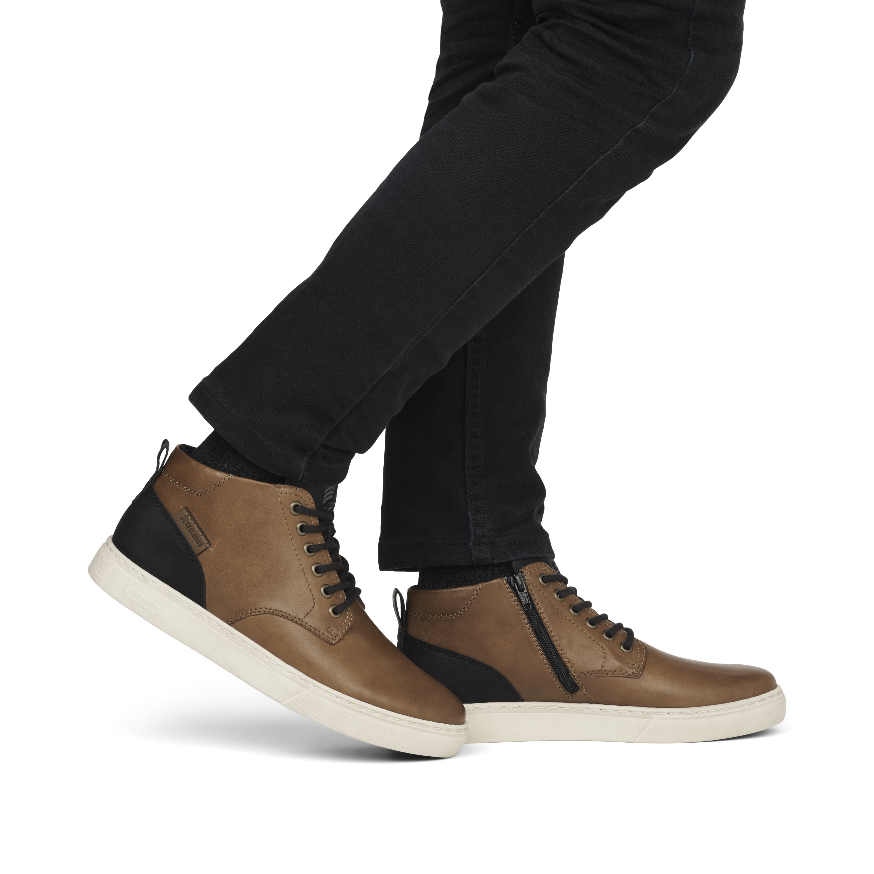 Rieker Herren Sneaker High caramel brown