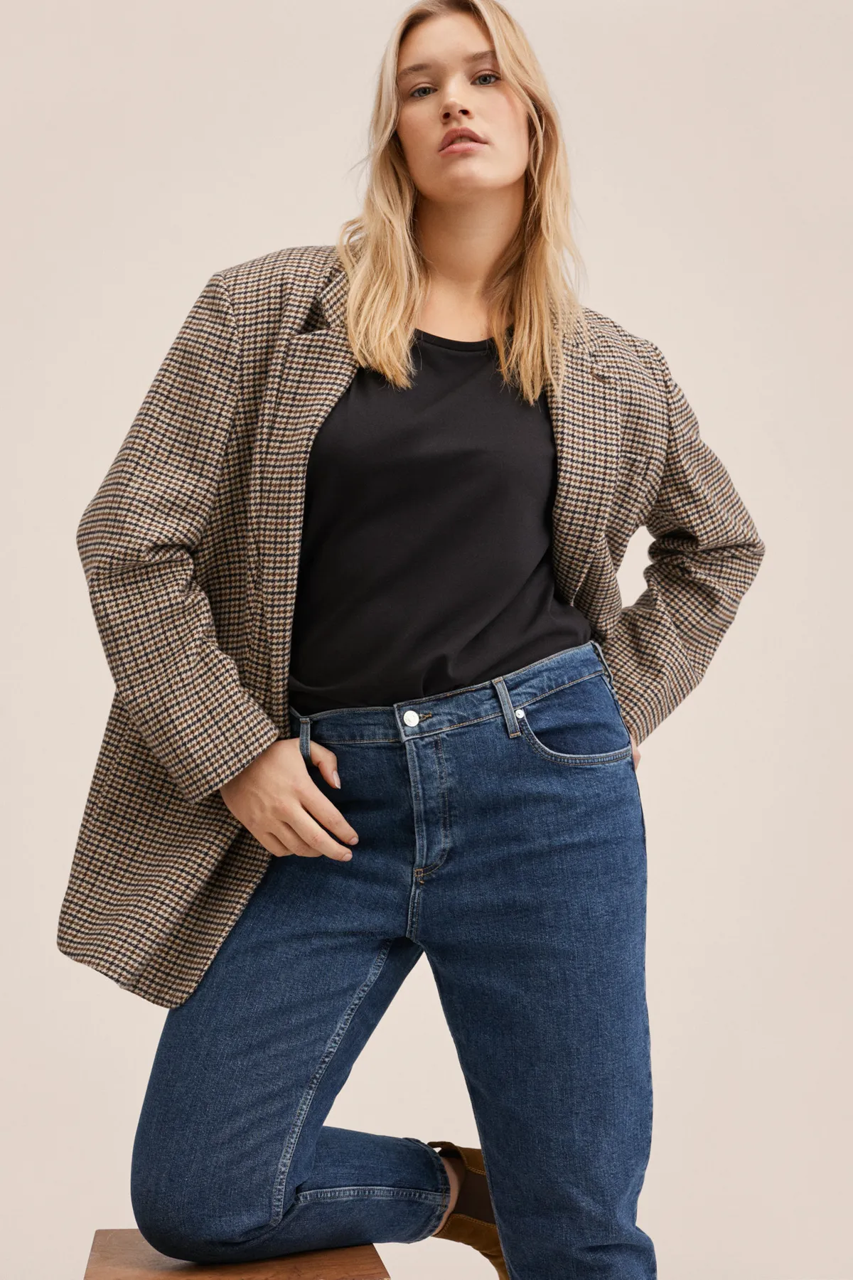 MANGO  Blaue Damenjeans 27011120