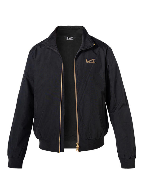 EA7, Blouson, Mikrofaser Fleecefutter, schwarz