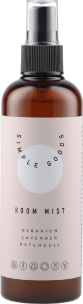 Simple Goods Room Mist Geranium, Lavender and Patchouli Raumspray