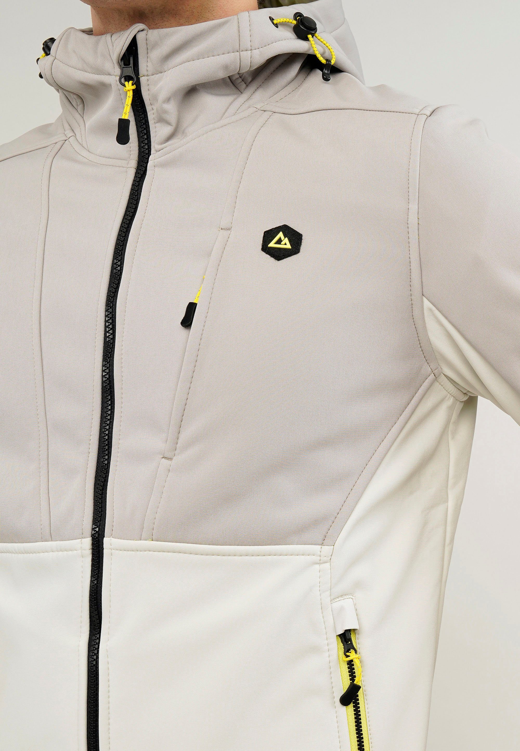 GIORDANO Softshelljacke Silvermark by G-Motion Teflon mit wasser- und windabweisender Funktion