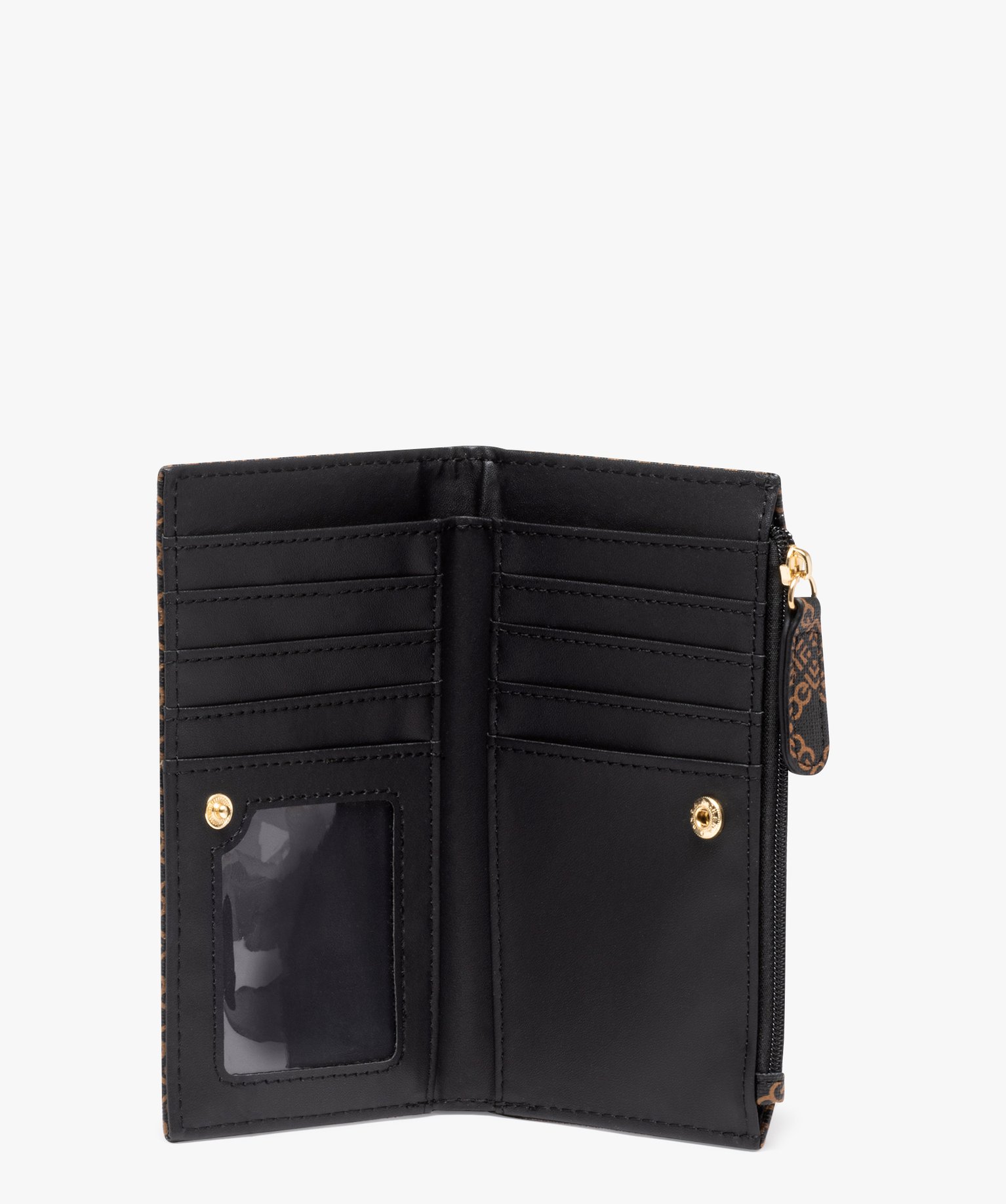 Porte-monnaie imprimé femme noir | GEMO