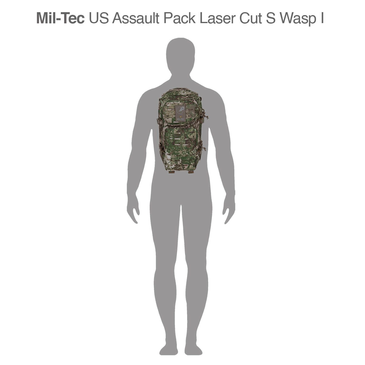 US Assault Pack Laser Cut Small WASP I
