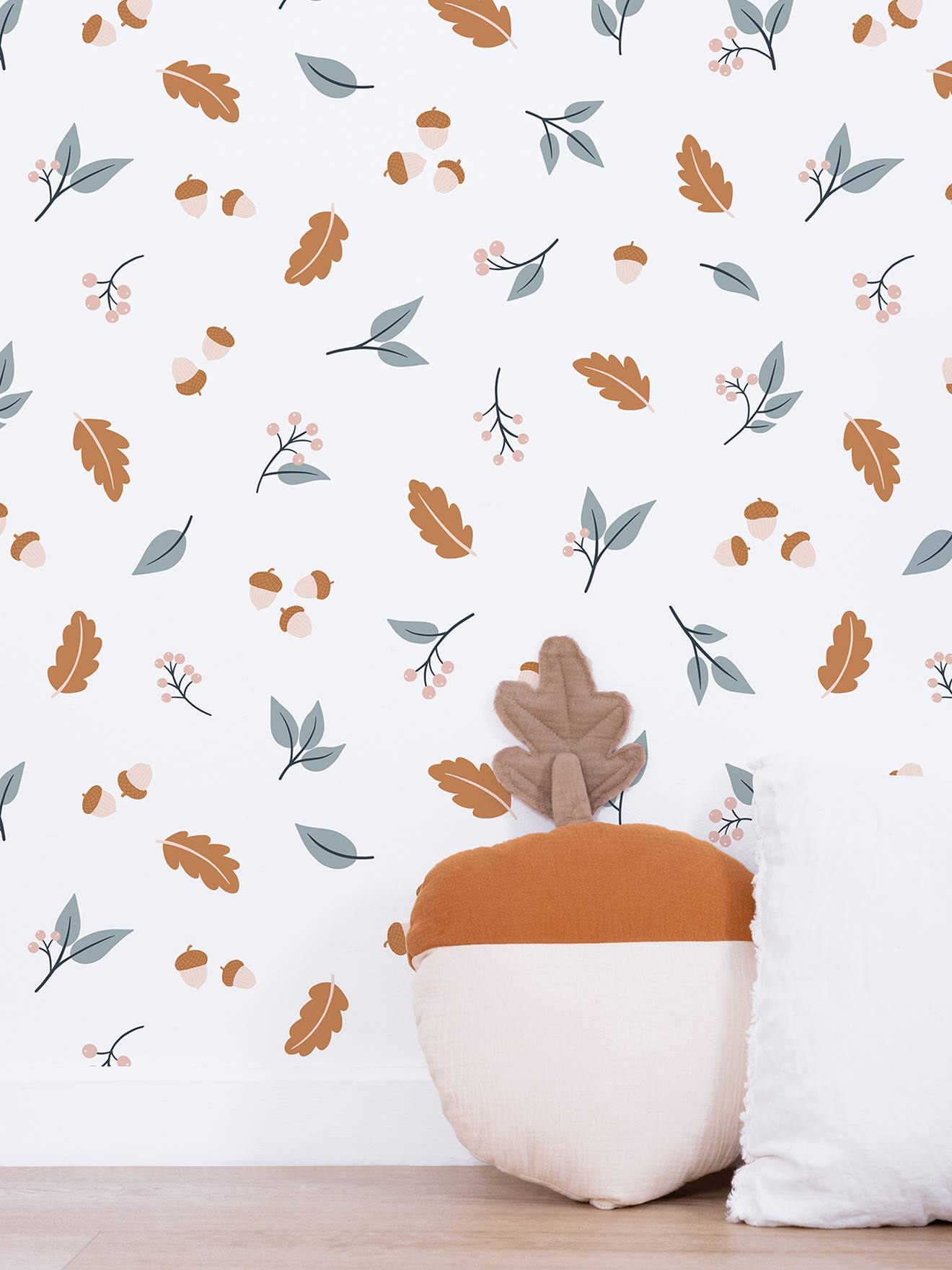 Papier peint Feuilles d'automne Joro LILIPINSO marron