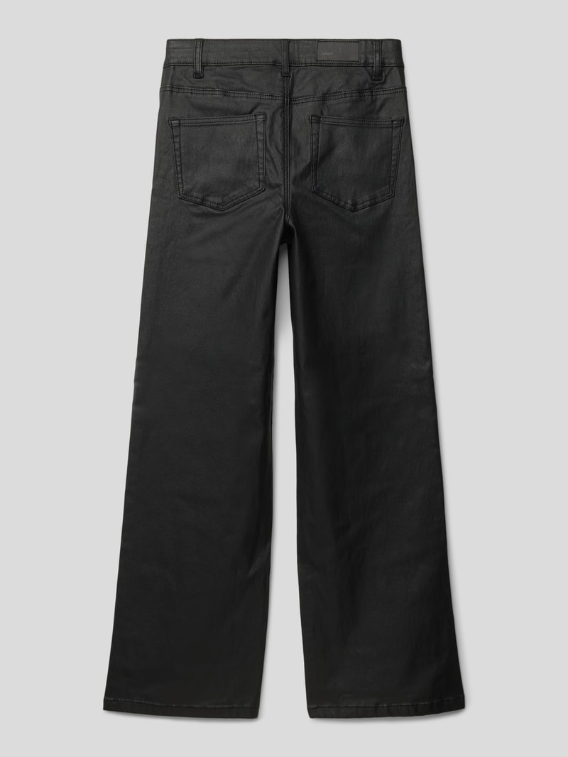 Jeans mit französischen Eingrifftaschen Modell 'JUICY' in schwarz