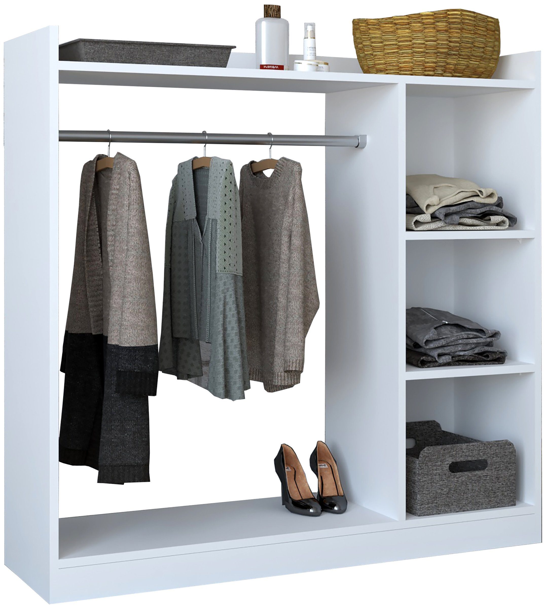 VCM Kleiderschrank Offener begehbarer Kleiderschrank Regal Palosa M (1-St)