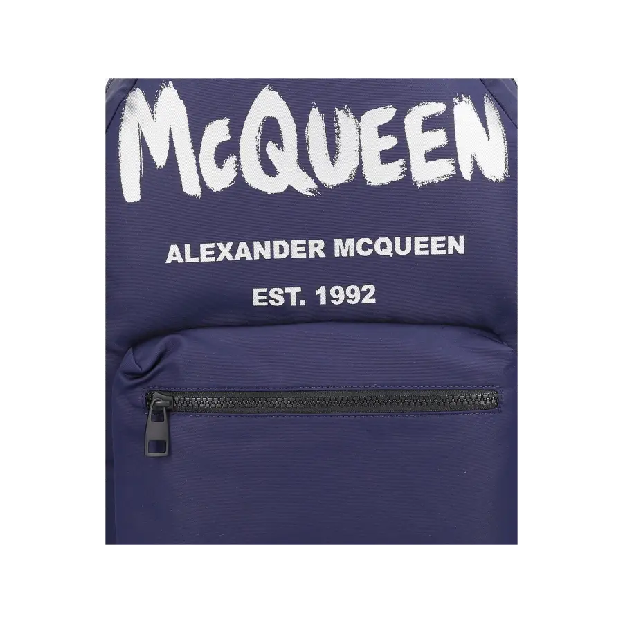 Alexander McQueen - Rucksack METROPOLITAN Nylon - blau
