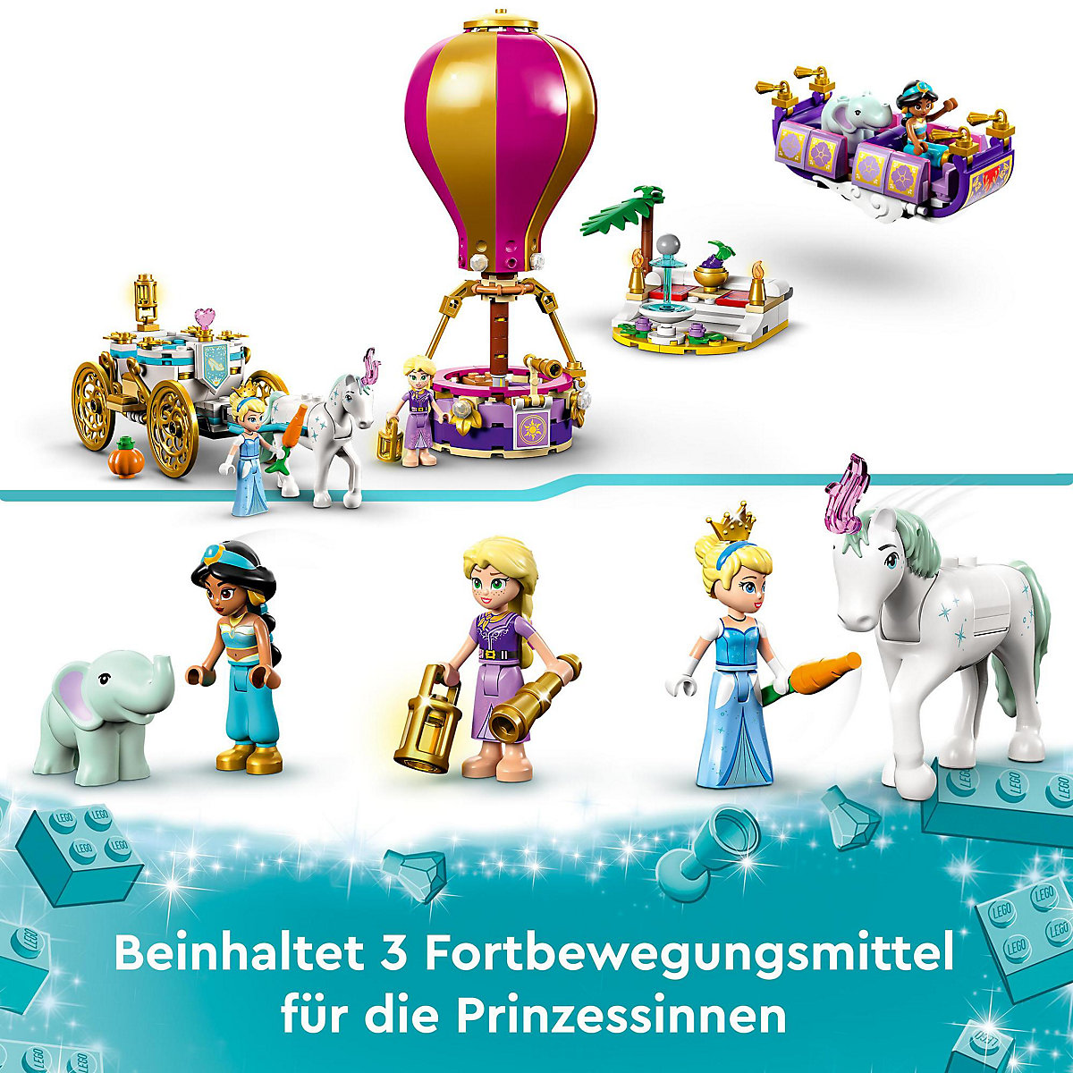 LEGO®   43216 Prinzessinnen auf magischer Reise