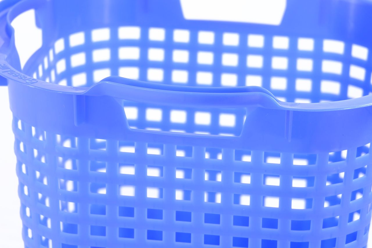 GreenLife Uni-Korb 25 kg, 10 Stück, drehstapelbar, blau