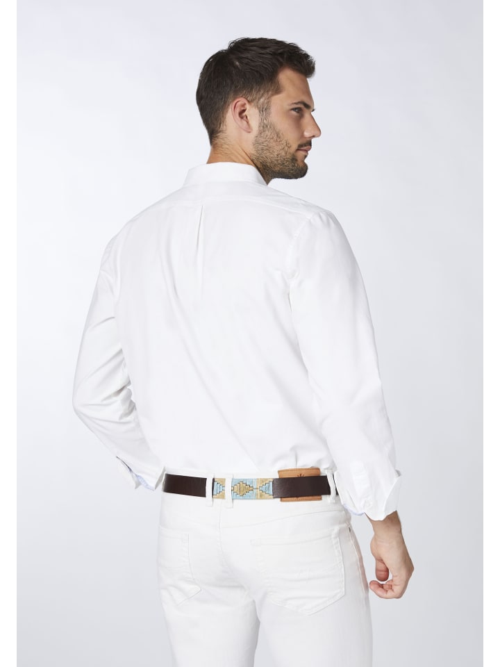 Polo Sylt Hemd in Weiß günstig kaufen