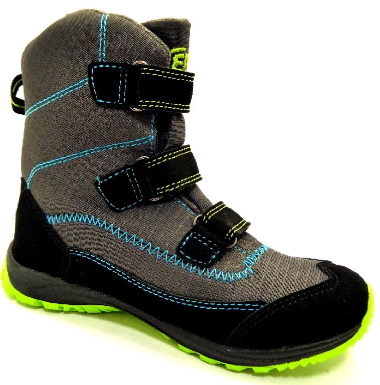 BRÜTTING Stiefel Jungen grau