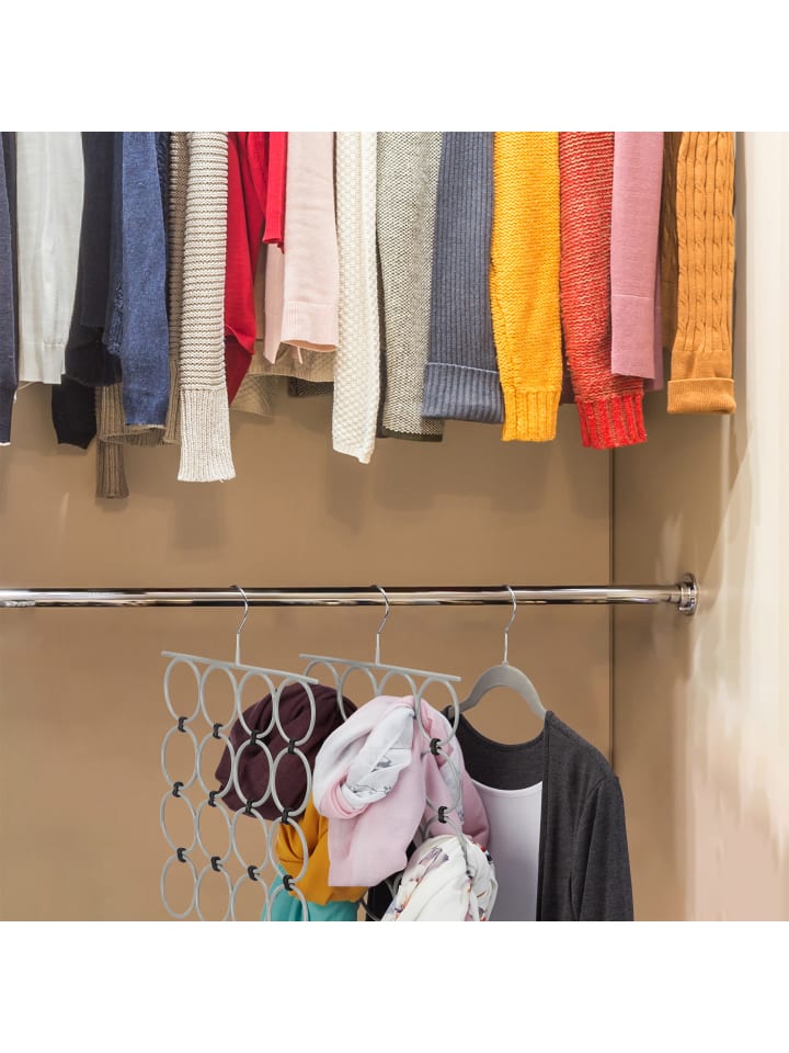 relaxdays Schalhalter in Grau günstig kaufen onesize