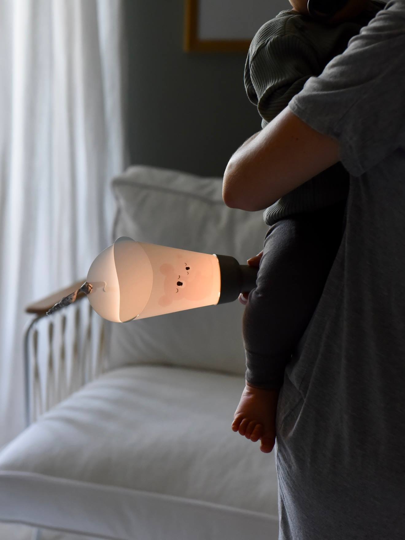 Coffret lampe nomade 5 en 1 Baby Love Koalas MAISON POLOCHON vert sauge