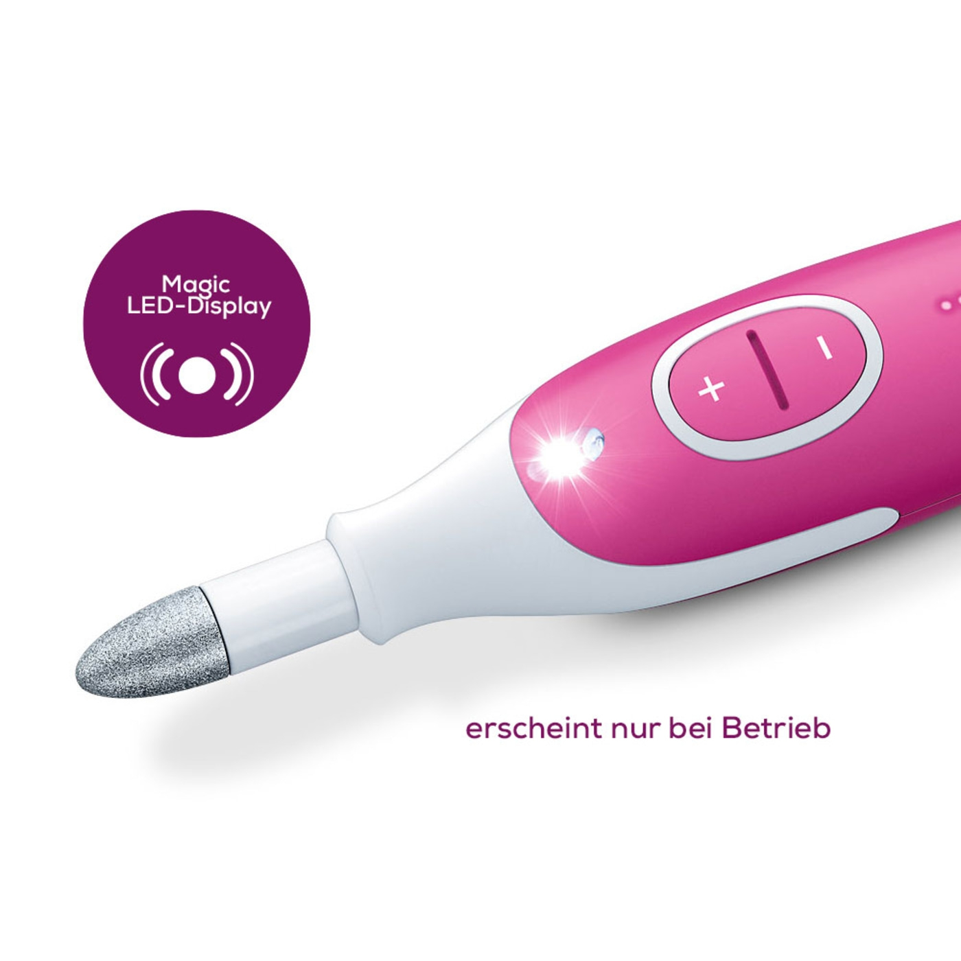 Beurer Maniküre-/Pediküreset MP 44-Nagelfräser für Maniküre & Pediküre mit 7 Aufsätzen inkl. Nagelpflegeset