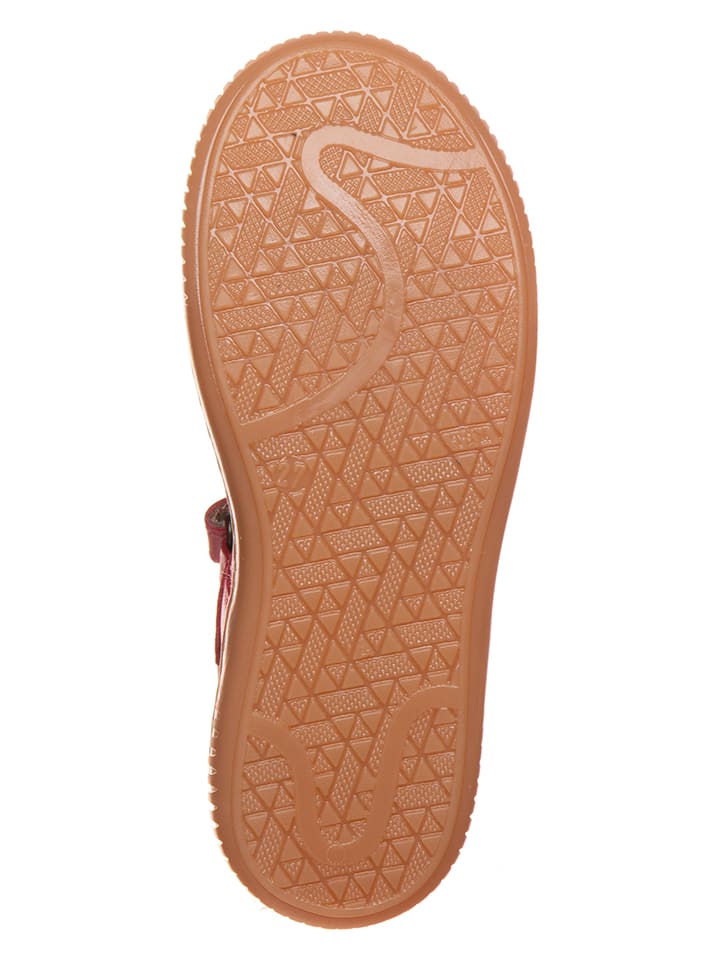 POM POM Leder-Ballerinas in Pink günstig kaufen