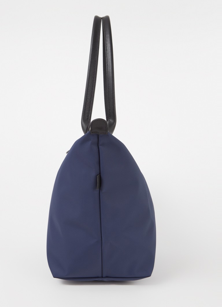 Longchamp Le Pliage Energy -olkalaukku L, kangasta, nahkayksityiskohdilla