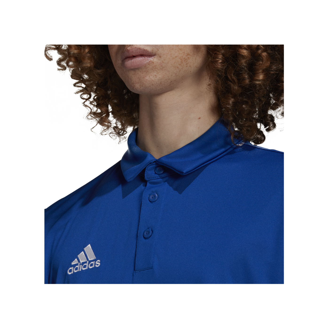 adidas Entrada 22 Poloshirt Blau Weiss